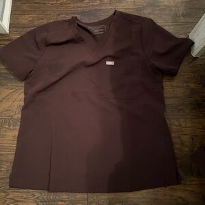 Figs Espresso Jumpsuit (Pants & Top)